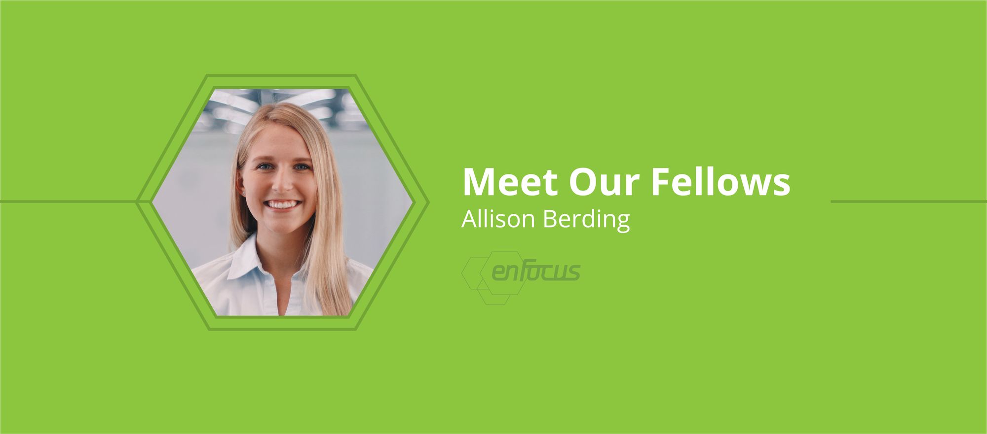 Allison Berding, Pursuing Solutions to Problems