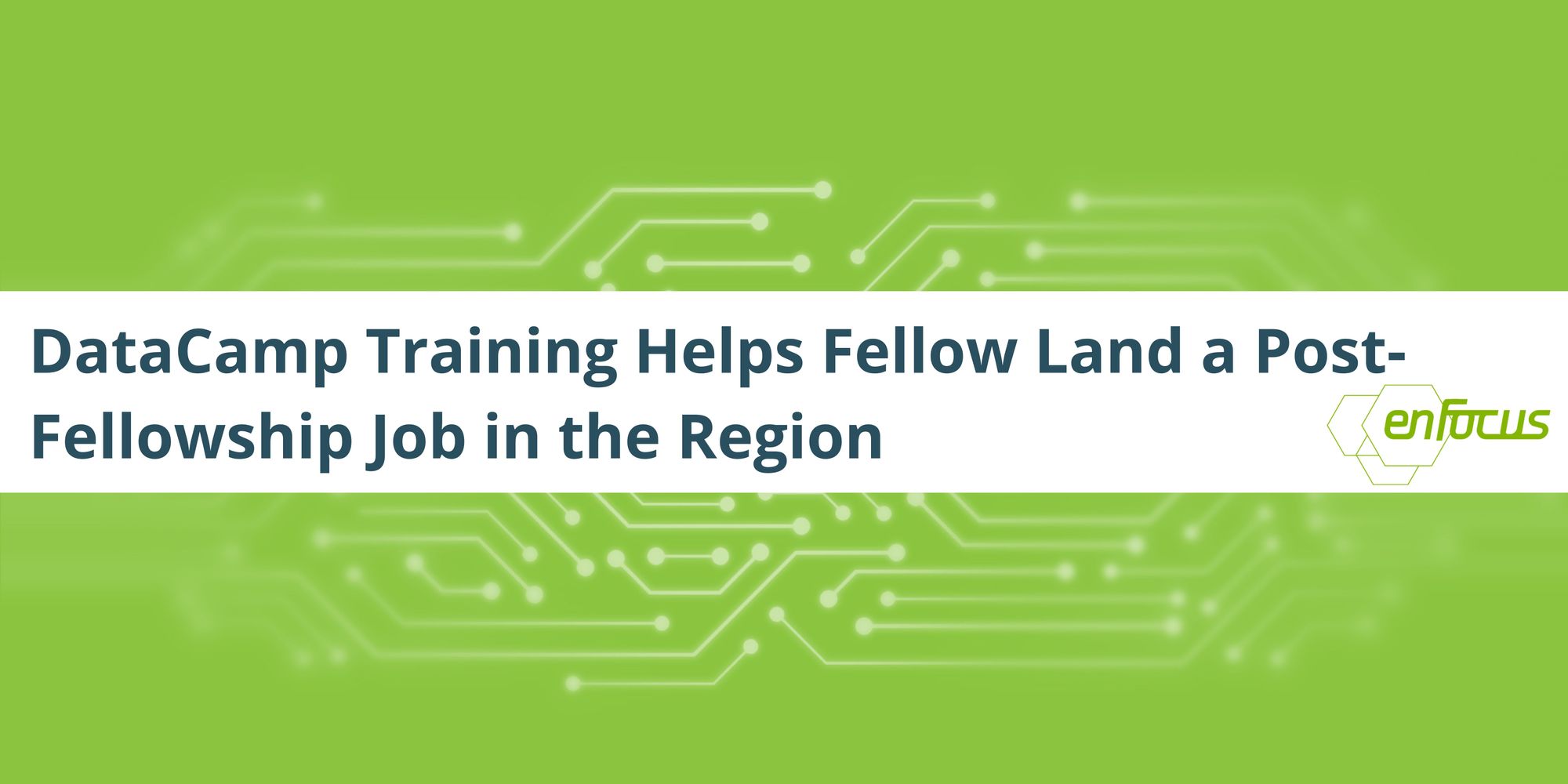 Fellow lands Data Analyst role through project work and DataCamp training