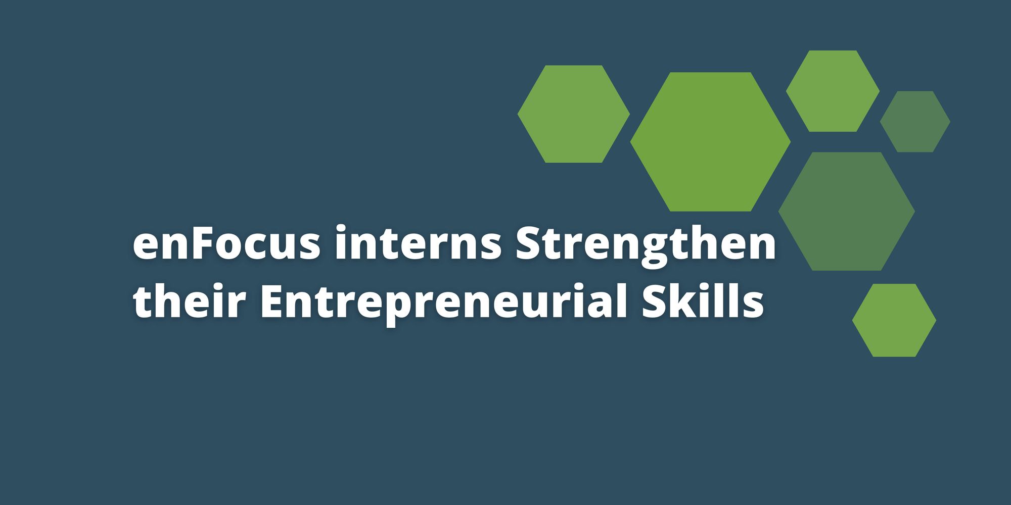 enFocus interns Strengthen their Entrepreneurial Skills